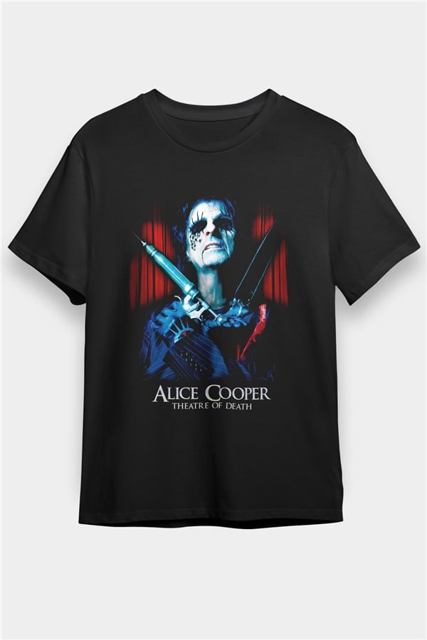 Alice Cooper Black Unisex T-Shirt