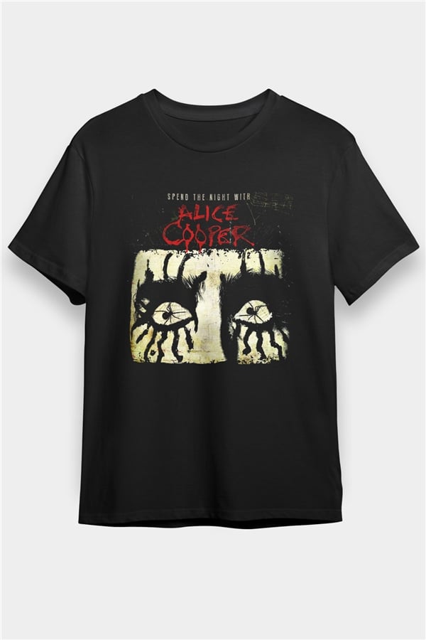 Alice Cooper Black Unisex T-Shirt
