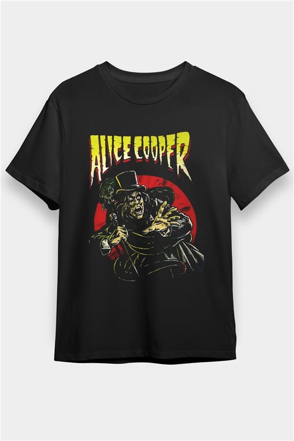 Alice Cooper Black Unisex T-Shirt