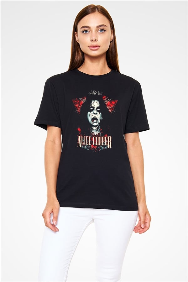 Alice Cooper Black Unisex T-Shirt