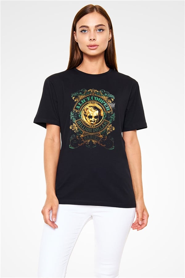Alice Cooper Black Unisex T-Shirt