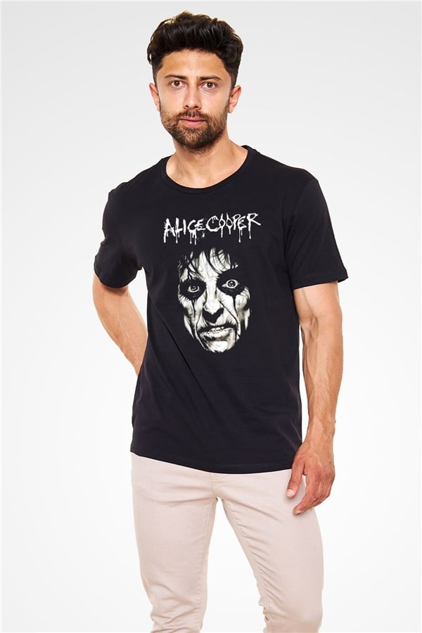 Alice Cooper Black Unisex T-Shirt