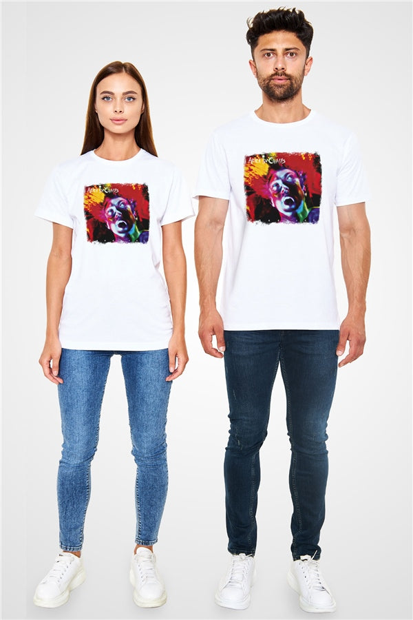Alice in Chains Printed Unisex White T-Shirt