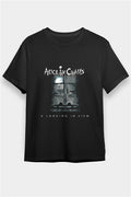 Alice in Chains Printed Unisex Black T-Shirt