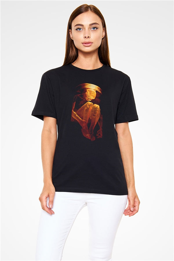 Alice in Chains Printed Unisex Black T-Shirt