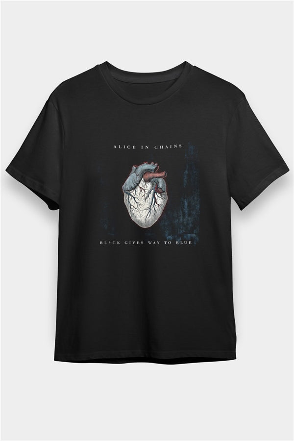 Alice in Chains Printed Unisex Black T-Shirt