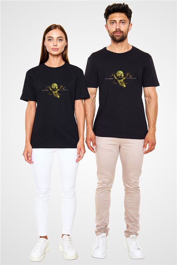 Alice in Chains Graphic Unisex Black T-Shirt