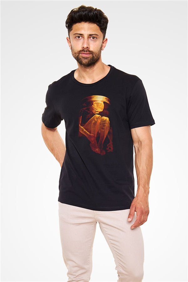 Alice in Chains Printed Unisex Black T-Shirt