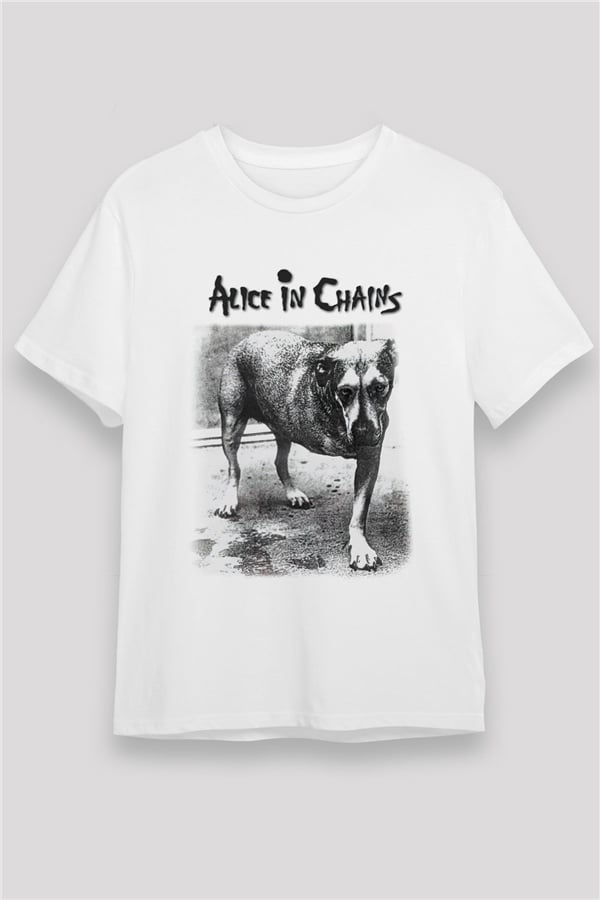 Alice in Chains White Unisex T-Shirt
