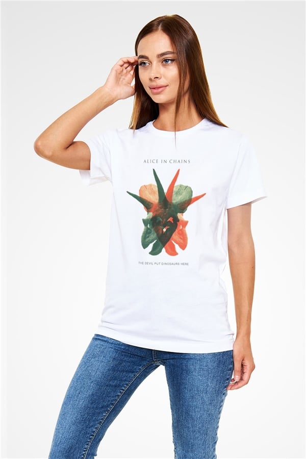 Alice in Chains White Unisex T-Shirt
