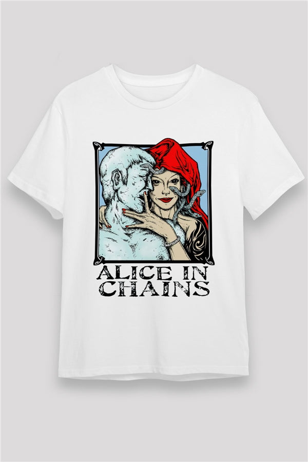 Alice in Chains White Unisex T-Shirt