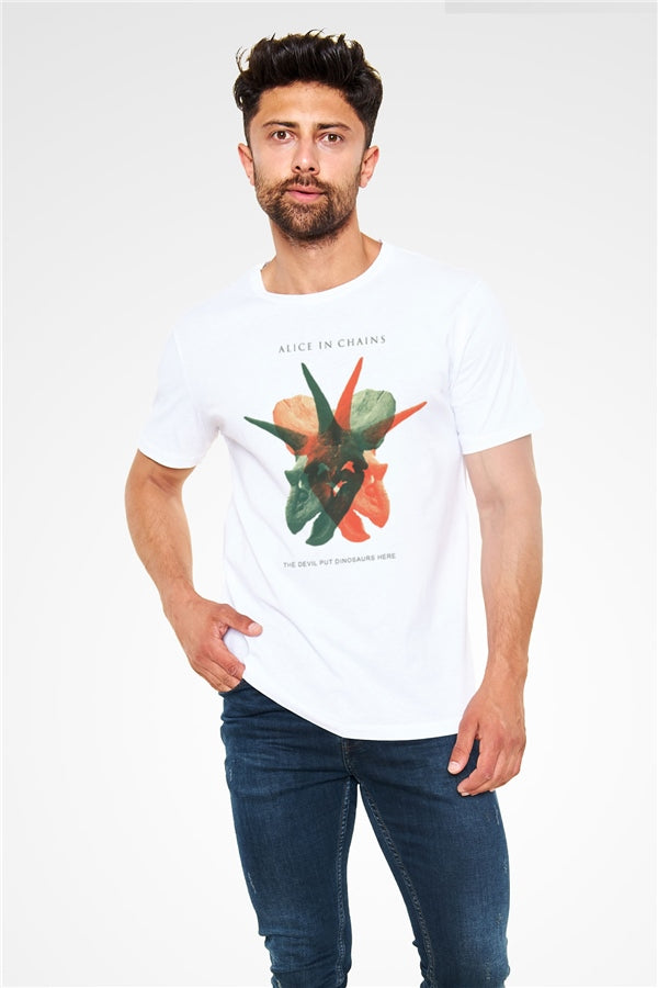 Alice in Chains White Unisex T-Shirt