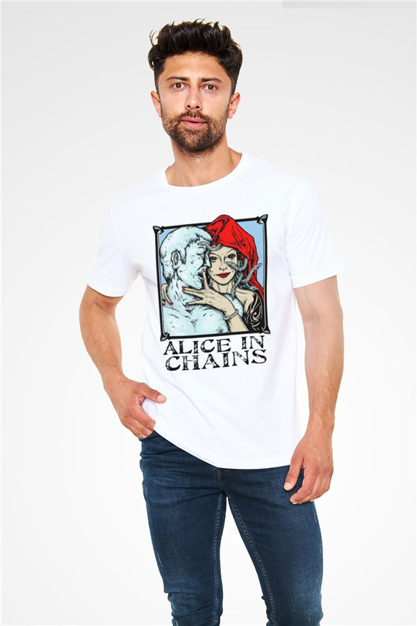 Alice in Chains White Unisex T-Shirt