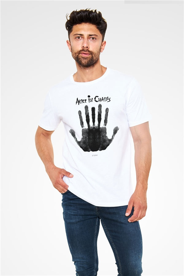 Alice in Chains White Unisex T-Shirt