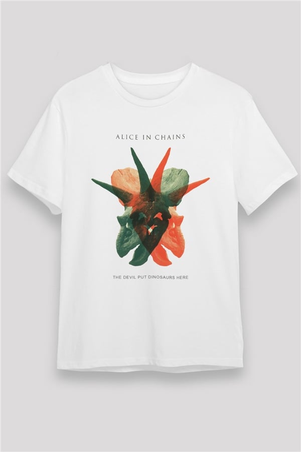 Alice in Chains White Unisex T-Shirt