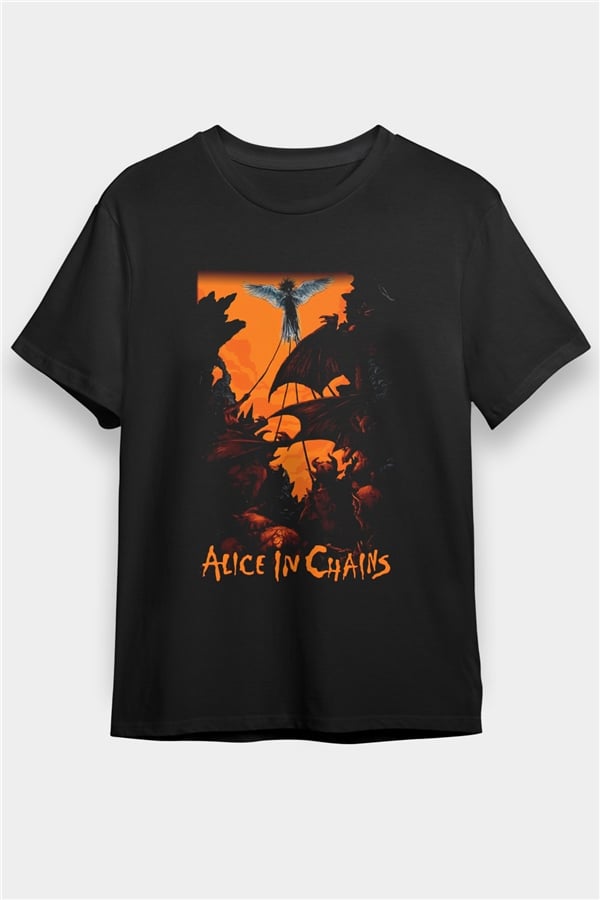 Alice in Chains Black Unisex T-Shirt