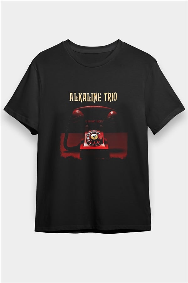 Alkaline Trio Printed Unisex Black T-Shirt