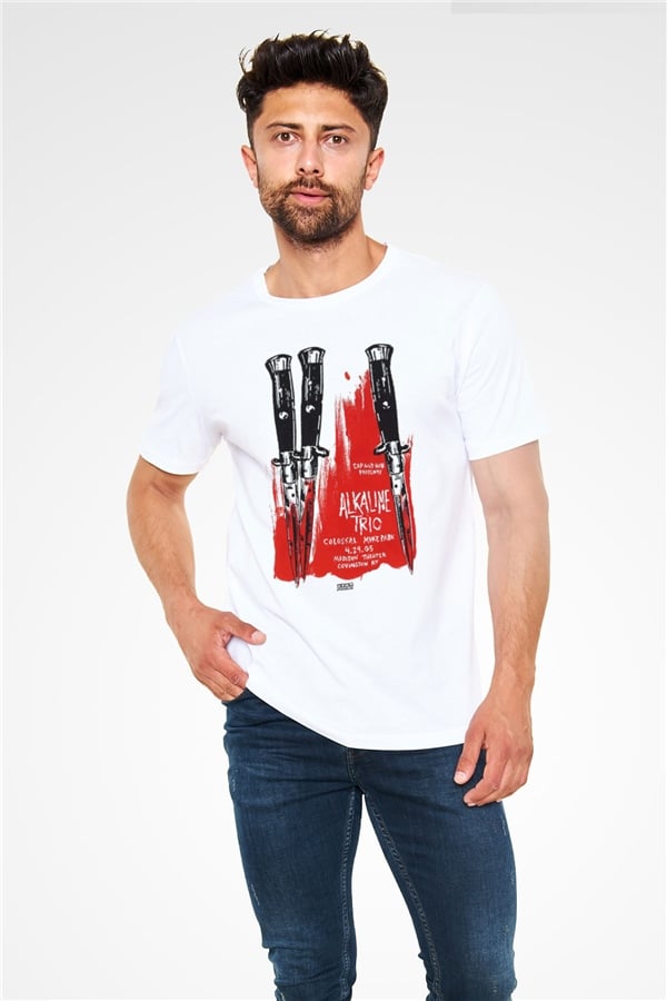 Alkaline Trio White Unisex T-Shirt