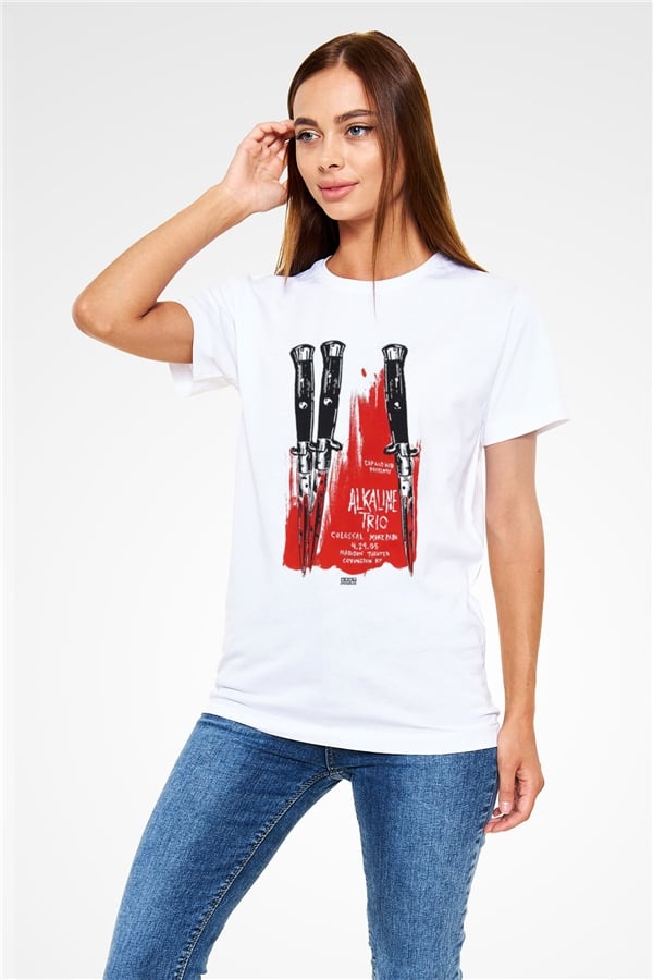 Alkaline Trio White Unisex T-Shirt