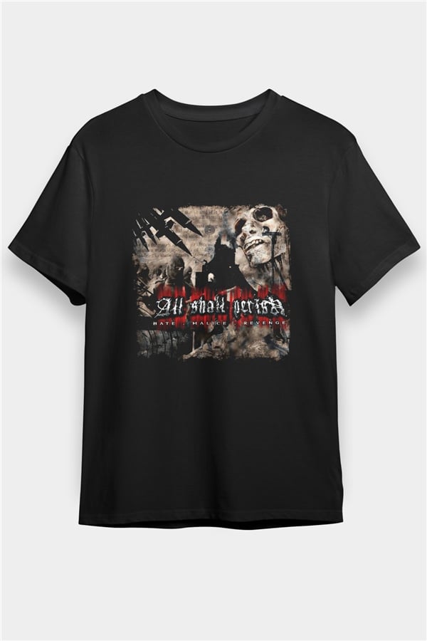 All Shall Perish Black Unisex Graphic T-Shirt