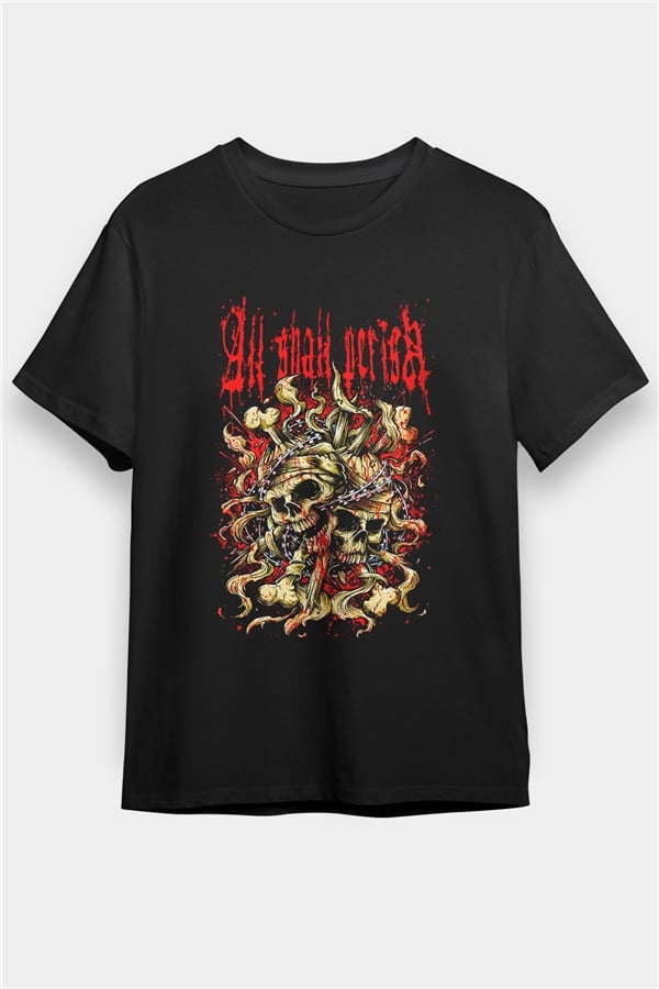 All Shall Perish Black Unisex T-Shirt