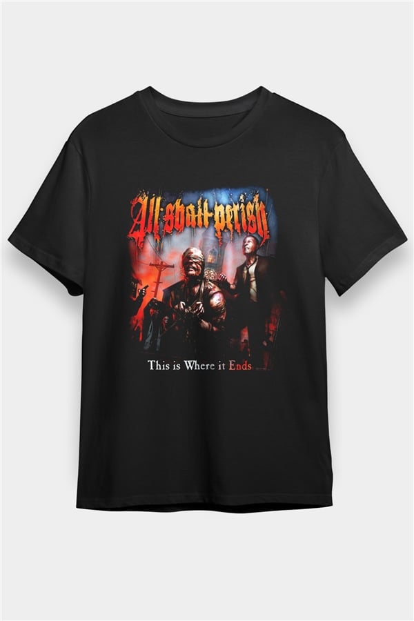 All Shall Perish Black Unisex T-Shirt