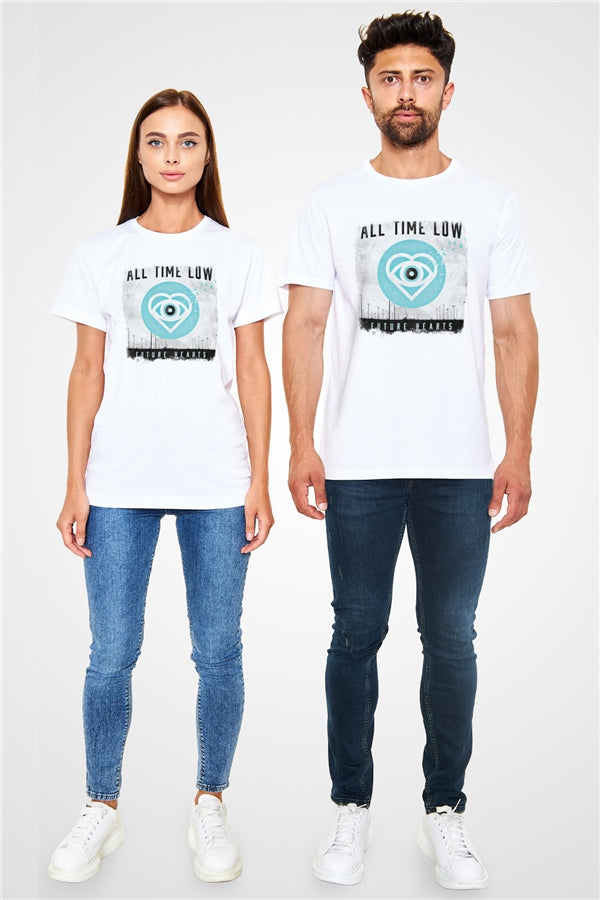 All Time Low Printed Unisex White T-Shirt