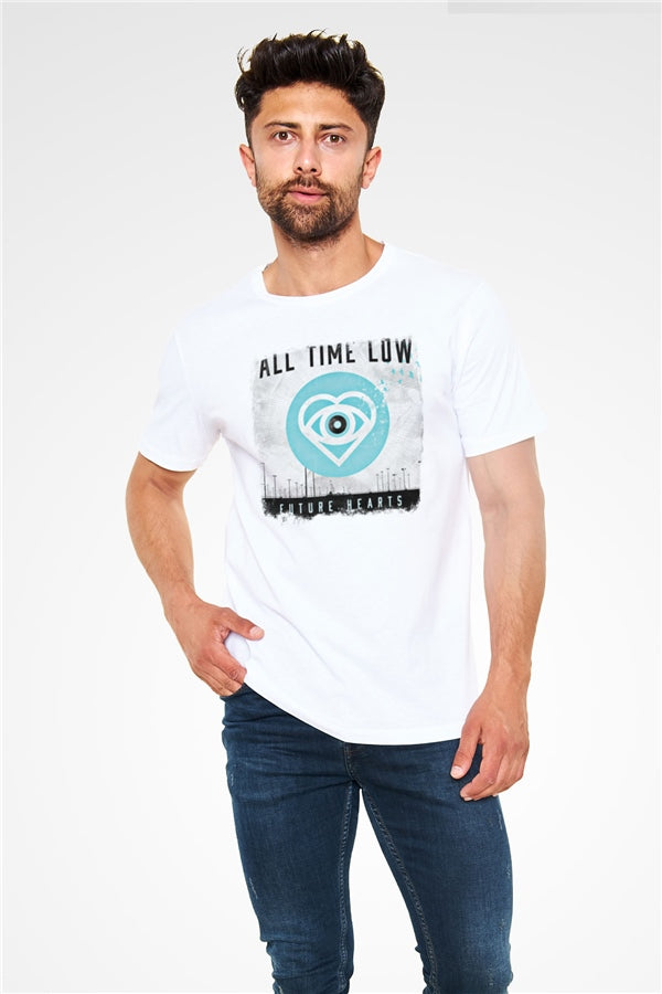 All Time Low Printed Unisex White T-Shirt