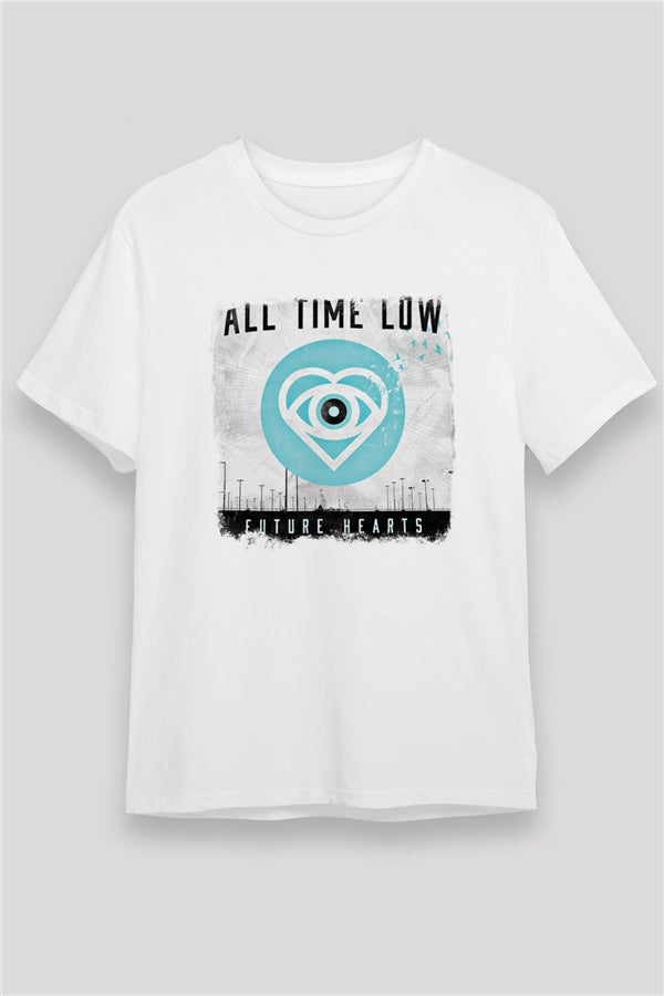 All Time Low Printed Unisex White T-Shirt