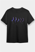 Alphaville Printed Unisex Black T-Shirt