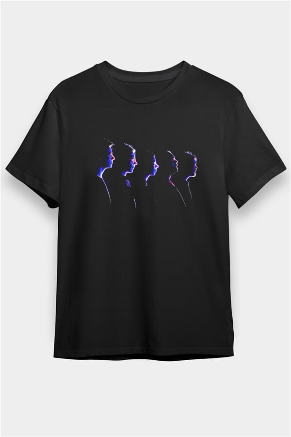 Alphaville Printed Unisex Black T-Shirt