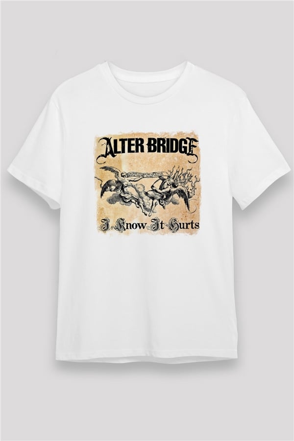 Alter Bridge Printed Unisex White T-Shirt