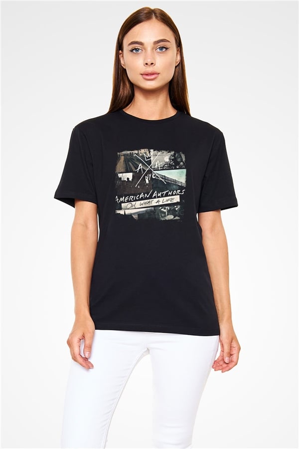 American Authors Black Unisex Graphic T-Shirt