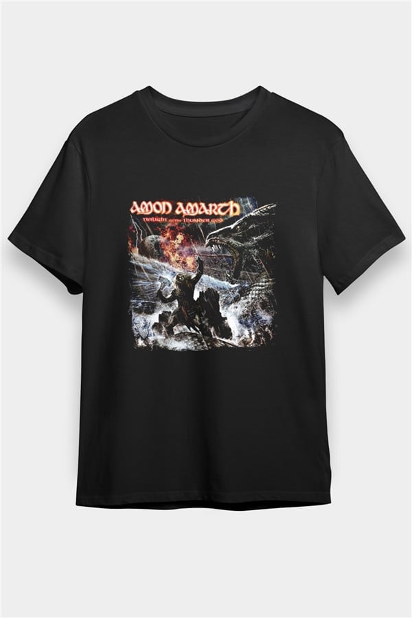 Amon Amarth Printed Unisex Black T-Shirt