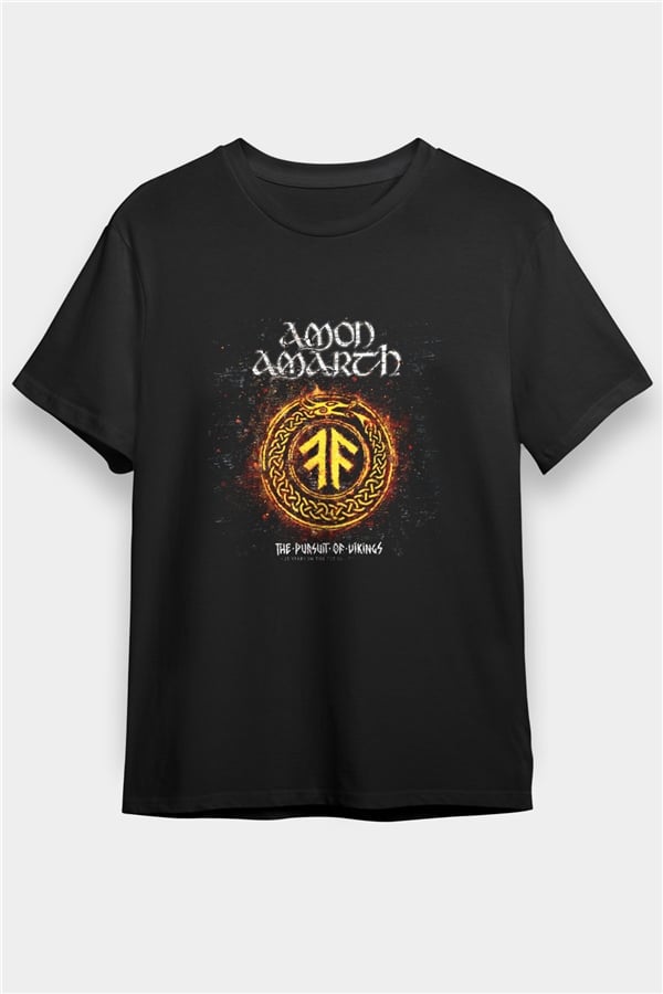 Amon Amarth Printed Unisex Black T-Shirt