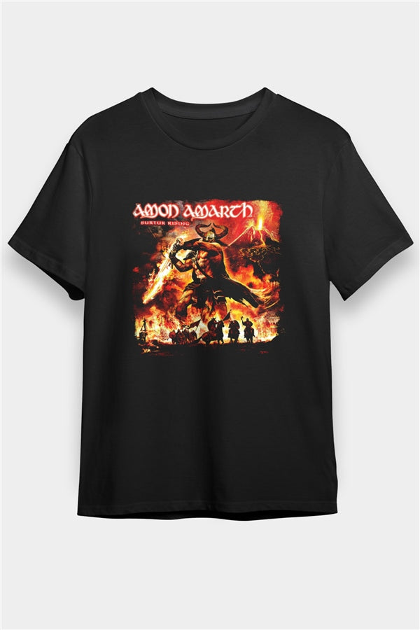 Amon Amarth Printed Unisex Black T-Shirt