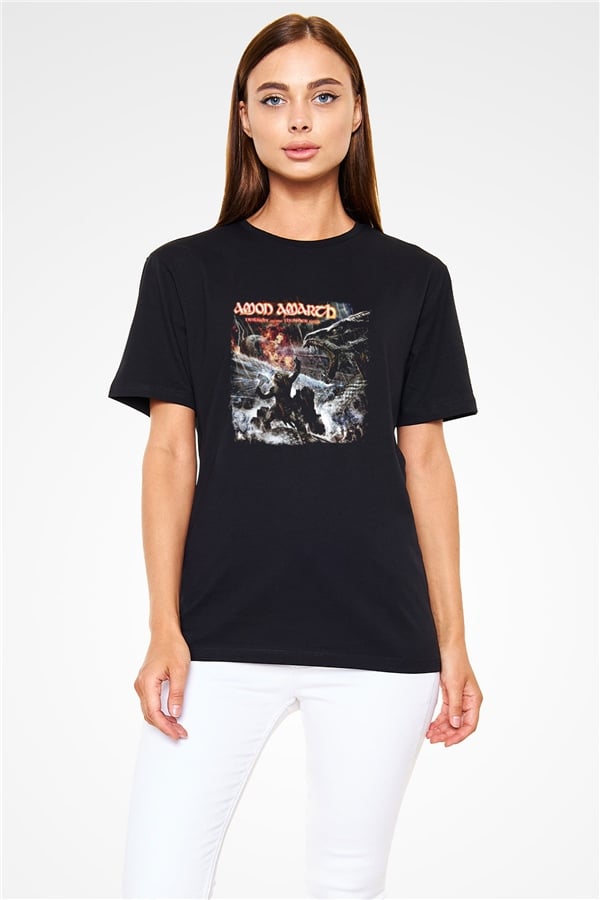 Amon Amarth Printed Unisex Black T-Shirt