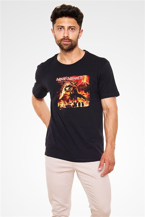 Amon Amarth Printed Unisex Black T-Shirt