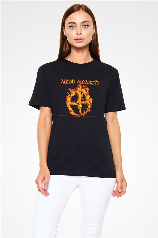 Amon Amarth Printed Unisex Black T-Shirt