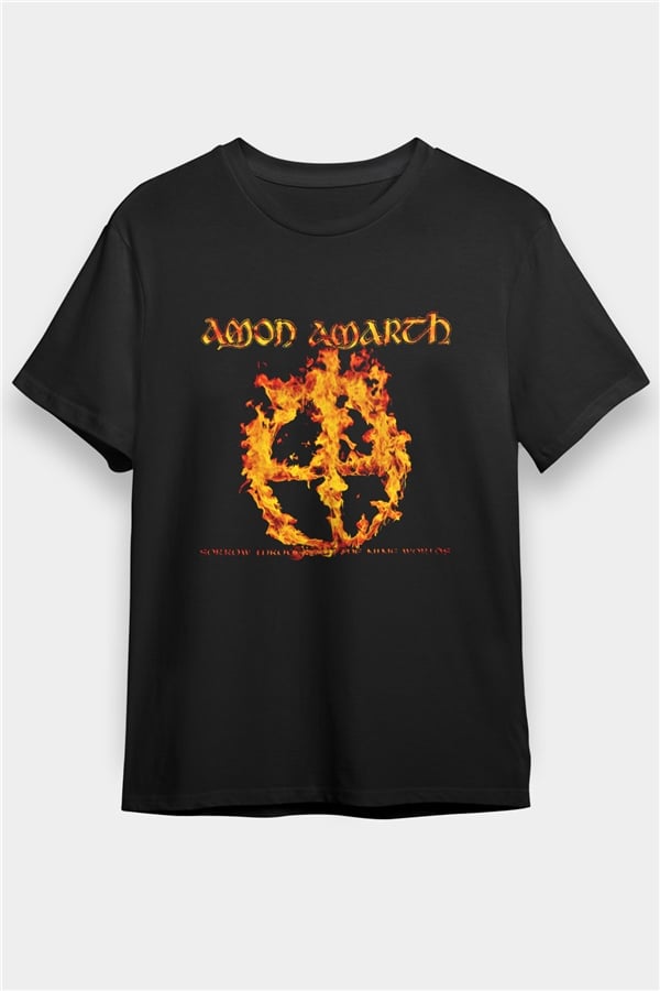 Amon Amarth Printed Unisex Black T-Shirt
