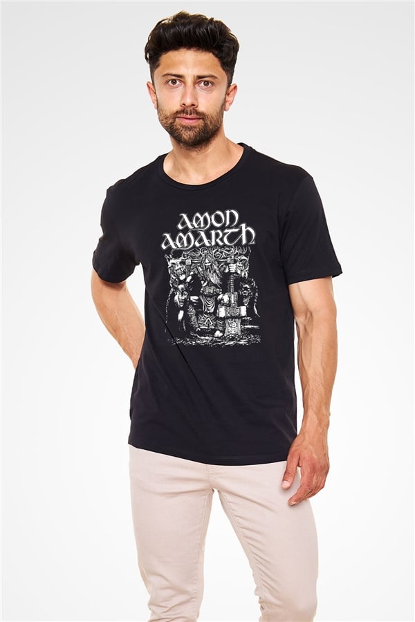 Amon Amarth Black Unisex T-Shirt | Viking Metal Band Tee