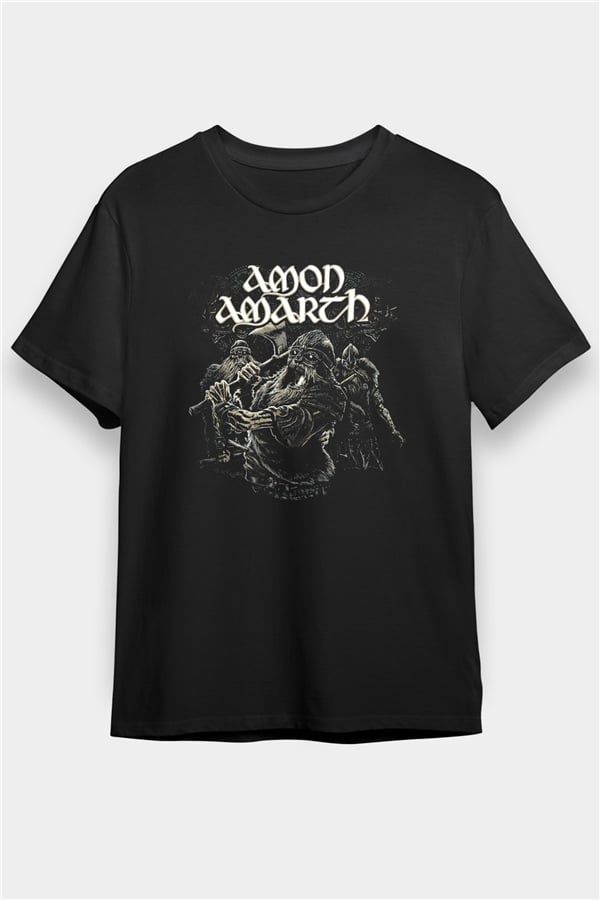 Amon Amarth Black Unisex T-Shirt | Viking Metal Band Tee