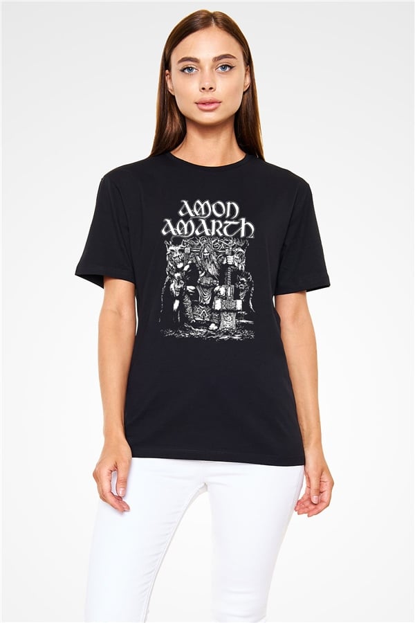 Amon Amarth Black Unisex T-Shirt | Viking Metal Band Tee
