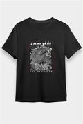 Amorphis Printed Unisex Black T-Shirt