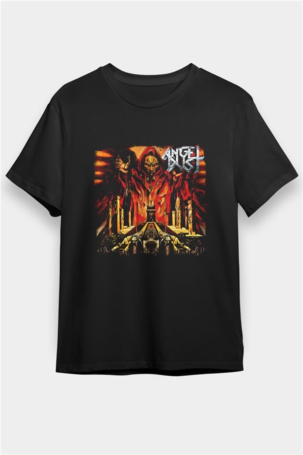 Angel Dust Printed Unisex Black T-Shirt