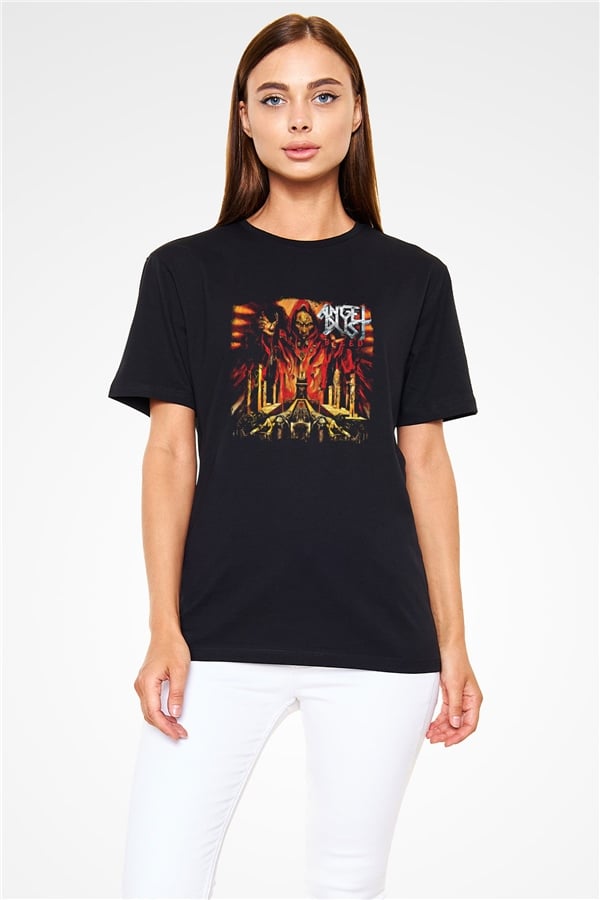 Angel Dust Printed Unisex Black T-Shirt