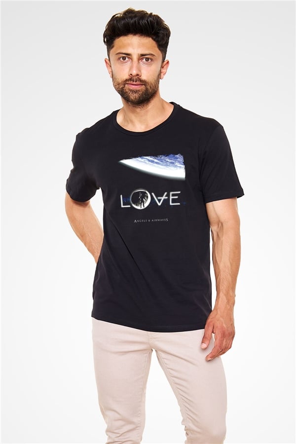 Angels and Airwaves Printed Unisex Black T-Shirt