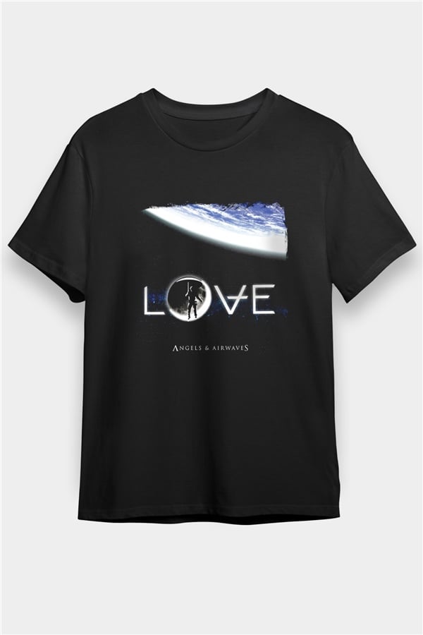 Angels and Airwaves Printed Unisex Black T-Shirt