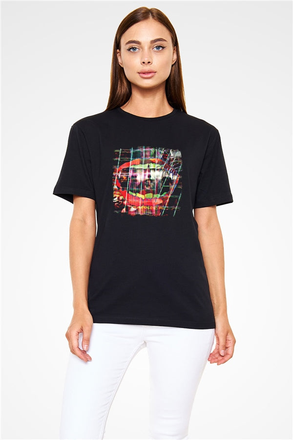 Animal Collective Printed Unisex Black T-Shirt