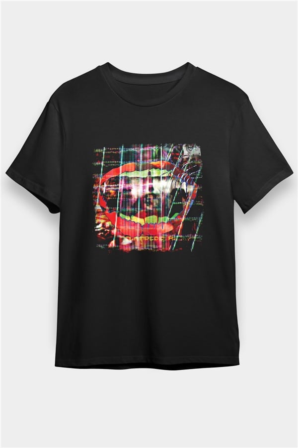 Animal Collective Printed Unisex Black T-Shirt